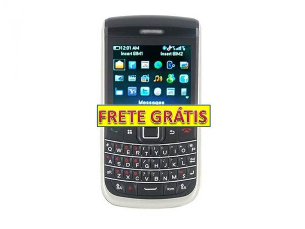 Celular estilo Smartphone Teclado QWERTY, Mp3, Mp4, 2 Chips,