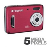 Camera Digital POLAROID CAA-544RC - 5.0Mega Pixels Vermelha