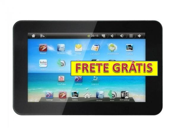 Tablet Pad Tela 7 '' Android 2.2 Wi-FI 3G + Frete Grátis